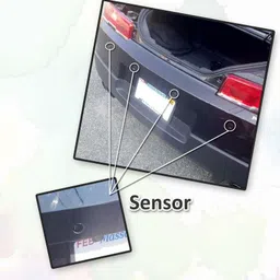 gonama Universal 4 Sensors kit Parking sensors Buzzer Radar Display Led Acoustic sg72 Universal 4 Sensors kit Parking sensors Buzzer Radar Display Led Acoustic sg72 Parking Sensor image 5