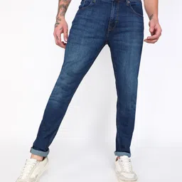 flying machine Men Regular Mid Rise Dark Blue Jeans-picture-19