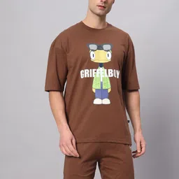 griffel Tshirt Regular Shorts Co-ords Set image 5