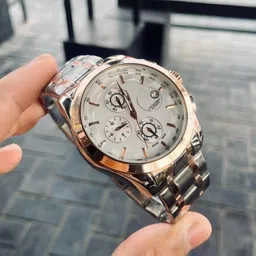 americanviber Trending men collection double tone date function working foldover lock Analog Watch - For Men TST2 image 5