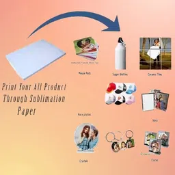 sell-o-rama P-JET Dye Sublimation Paper 105GSM (A4 size, 50 sheets, 210x297mm) Fast Drying Heat Transfer A4 105 gsm Sublimation Mug Printing Paper image 4