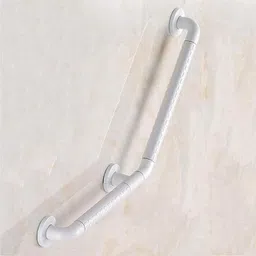 aquieen 45° Angular Grab Bar for Bathroom | SS304 Stainless Steel Core with ABS Cover Shower Grab Bar image 4