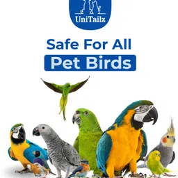 unitailz 3 In 1 Complete Grooming Kit For Birds - Instant Waterless Spray Bird Shampoo Allergy Relief, Anti-fungal, Anti-itching, Anti-Bacterial, Conditioning, Flea and Tick Fresh, Anti Ticks Birds Bath 60ml, Birds Aloe Dry Bath 60ml, Bird Sanitizer 60ml, Bird Shampoo image 3