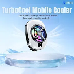 PAPLAJ ENTERPRISES NEW_TL16 Magnetic Phone Cooler Metal Mounting Plate Universal Clamp Attachment 1 Fan Cooling Pad with Adjustable Height image 2