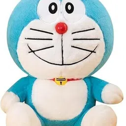 Stuffed and Spongy Doraemon Soft toy - 20 cm-image-2