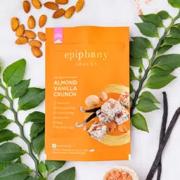 EPIPHANY SNACKS Almond Vanilla Dry Fruit Protein Bar Snacks Almond Chikki Healthy Snacks | Almond Protein Bar Chikki No Added Sugar Healthy Snack (85 g)-picture-14