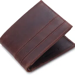 leder street Men Trendy, Formal Brown Genuine Leather RFID Wallet-picture-15