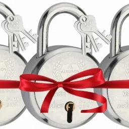 harrison Padlocks Buy 2 Get 1 Free | All Locks 50 mm 1 Lock with 3 Keys | Lock and Key Padlock-picture-10