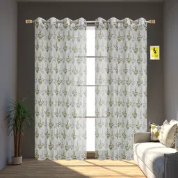 banavy 275 cm (9 ft) Long Door Tissue, Net Room Darkening Curtain (Pack Of 2)-picture-11