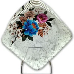 inpro Complete your Kitchen Dining with Square Plate-Perfect Dinner Plates for Kitchen Dinner Plate image 3