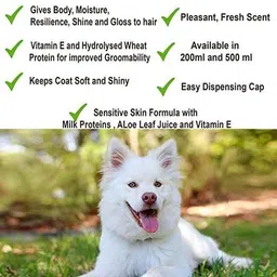 hachiko (Combo of 2) Flea and Tick Shampoo Plus Conditioner + Gloves,Natural Dog Shampoo Allergy Relief, Anti-dandruff, Anti-fungal, Anti-microbial Artificial Fragrance Free Dog Shampoo image 5