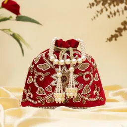 cara Women Red Potli image 1
