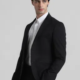 theclassictogs Men Solid Single Breasted Formal Blazer image 3