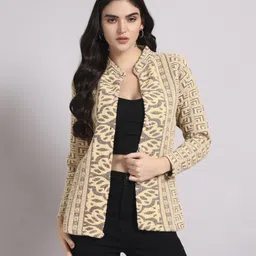 big dreams collection Wool Graphic Print Coat For Women-picture-45