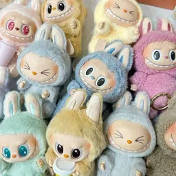 nnnuigyu mystry original labubu dolll for boys and girls - 17 cm image 2