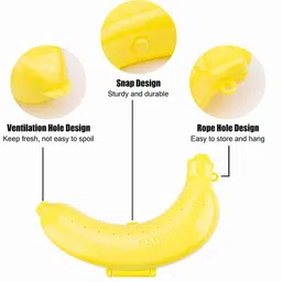 frogtail 2 Banana and 2 apple Case for School Kids 4 Containers Lunch Box image 5