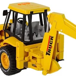 zest Excavator Bulldozer Toy 2-in-1 Realistic Engineer Friction with Light and Sound image 2