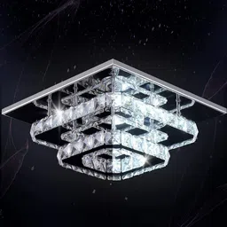 honeywolf 2layer square shape chandelier for living room, bedroom, resort Chandelier Ceiling Lamp-picture-39