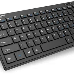 LAPCARE D-Lite Plus Wireless Black Wireless Laptop-size Desktop Keyboard Compatible with Desktop, Laptop, Mac D-Lite Plus Wireless Black image 1