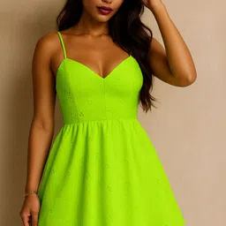 kika poshaak Women Gathered Pink Above Knee/Mid Thigh Length Dress-picture-26