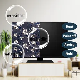 Delideal Padded Cover, Dust Cover, etc. for 55 inch Computer Monitor, TV, LCD Monitor, etc. - LEDTVDD22_55IN image 2
