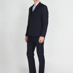 arrow Men Dobby Hudson Tailored Fit Three Piece Suit Self Design Suit image 3