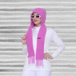 WOOLJA Solid Women Muffler-picture-10