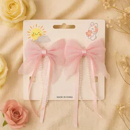 anna stella Baby Girl Birthday Set – 1 Sunglass With 2 Large bow Clips for a Cute Baby Girls Hair Clip-picture-20