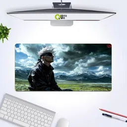 outfitque Rapid Response Gaming Des Mat Non-Slip Base Extended 58.4x28cm(M- 201)Keyboard & Non Slip Base Mousepad image 2