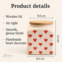 merakiware Ceramic Pickle Jar - 500 ml image 3