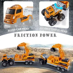 skbd Excavator Toy for Boys Age 3 Bulldozer Truck SKD image 5