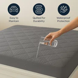 la verne Fitted King Size Breathable, Stretchable, Waterproof Mattress Cover image 2