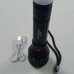 enmora Latest LED RL-1130 Rechargeable Torch With USB Charging Cable HGC11 Torch image 1