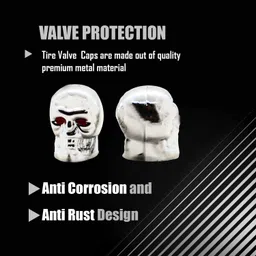 autopowerz Aluminium Tyre Valve Cap for Bike, Car image 3