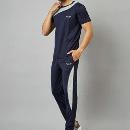 chrome & coral Colorblock Men Track Suit-picture-28