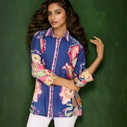 shop begum Shirt Pant Co-ords Set image 4