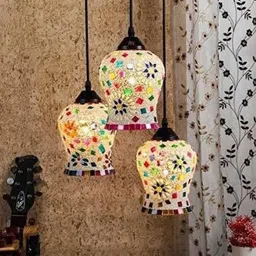 nevika Three Light Borkha Royal Classic Antique Design Ceiling Chandelier Ceiling Lamp image 4