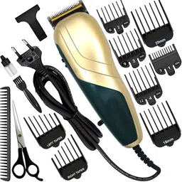 MSSM Men’s Powerful AS Hair Clipper Professional Beard Moustache Hair Cutting Trimmer Fully Waterproof Grooming Kit 510 minRuntime 12 Length Settings-image-76