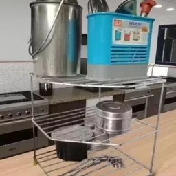 starkroy Dish Drainer Kitchen Rack Steel image 4