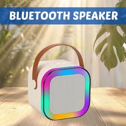 GUGGU W12 (PORTABLE WIRELESS BLUETOOTH SPEAKER) Dynamic Thunder Sound & RGB LightU13 10 W Bluetooth Laptop/Desktop Speaker-image-68