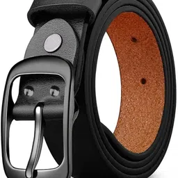 fancybaazar Men Casual, Evening, Formal, Party Black Genuine Leather Reversible Belt-picture-38