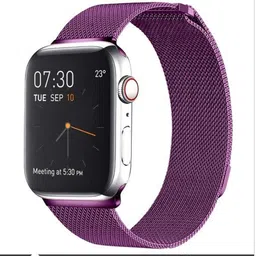 Winsumm Stainless Steel Watch Strap with Adjustable Magnetic Closure Watch for I watch 44 mm Metal Watch Strap image 2