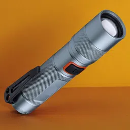 3baan X606 Compact Rechargeable Flashlight with Zoom and Clip Torch-picture-27