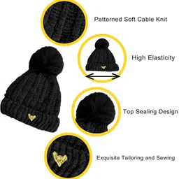 true indea Self Design Beanie image 3
