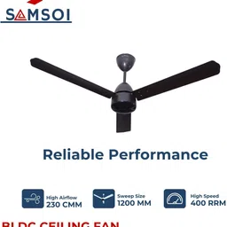 samsoi LT301 with 2 Year Warranty Remote Controlled 1200 mm Ceiling Fan image 4