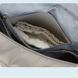 house of quirk Baby Diaper Bag Maternity Backpack Quilted Diaper Bag image 4