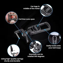 jainzon Black Color Fob Heavy Duty Suzuki logo_z234 Key Chain image 3