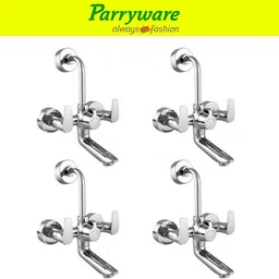 parryware Primo Wall Mixer 2 in 1 with Overhead Shower Provision set of 4 pic 390 Wall Mixer with Overhead Shower Provision Wall Mixer Faucet-picture-20