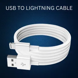 IMPLEXMART Lightning Cable 1 m USB A to Lightning Cable Fast Charger Compatible for iphone 11/12/13/14 proF48-picture-32