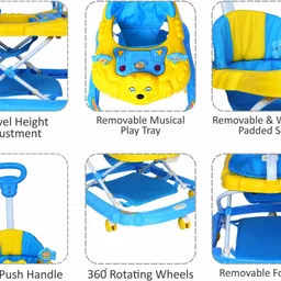 1st step Musical Activity Walker With Parent Rod image 2